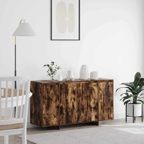 Sideboard Smoked oak 135 x 41 x 69 cm Engineered wood