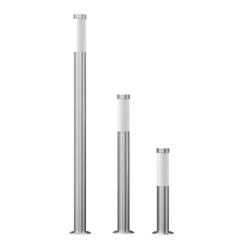 Garden Lamp Set 3-piece Waterproof Stainless Steel