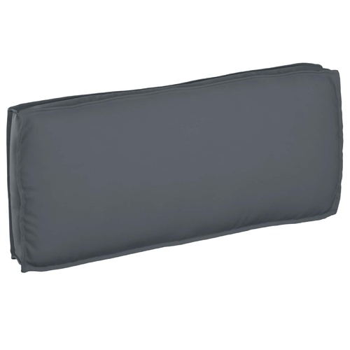 Cushion Anthracite 120 x 50 x 12 cm Oxford Fabric