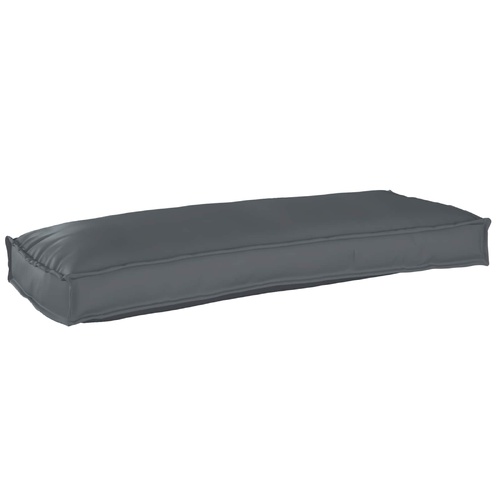 Cushion Anthracite 100 x 40 x 8 cm Oxford Fabric
