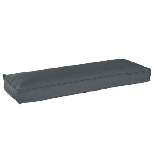 Cushion Anthracite 120 x 40 x 8 cm Oxford Fabric