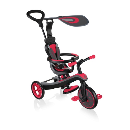 Globber EXPLORER Trike 4in1 - Red
