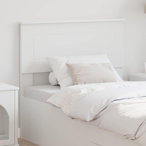 Headboard White 90 cm Engineered wood