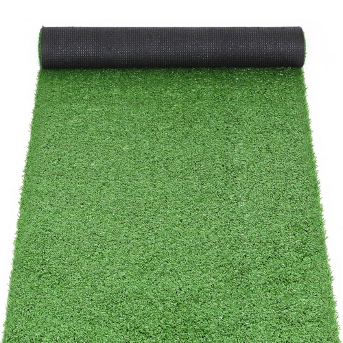 Prime Turf Artificial Grass Turf Rug Fake Grass 2 Rolls 15mm Height 50cm x 2m Indoor Outdoor Synthetic Grass Mat Carpet with Drainage Holes Plastic Pl