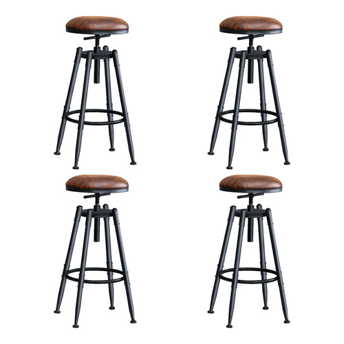  4x Bar Stools Industrial Kitchen