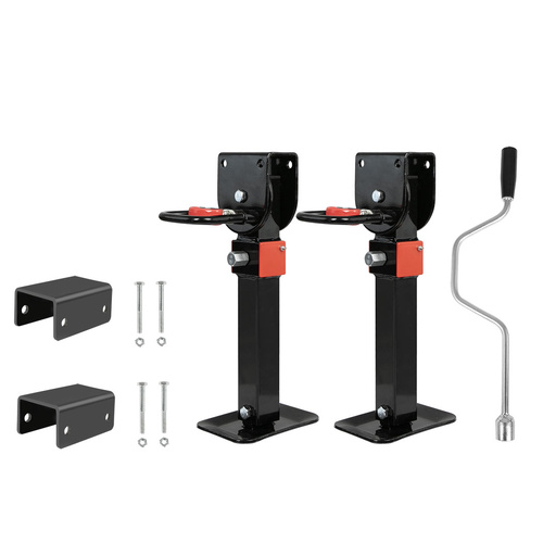  2X 410mm-545mm Drop Down Corner Black