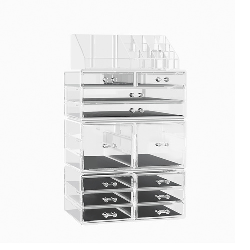 Embellir Makeup Organizer Acrylic Cosmetic Organizer Storage Box Jewellery Holder