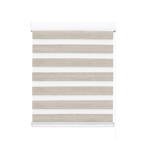  Blackout Zebra Roller Blind Curtains 90x210 Beige