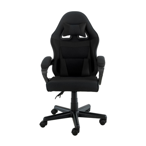 Sarantino Antre Kids Study Gaming Chair Black Adjustable Computer Desk Seat Racing Inspired-look With Adjustable Height, Ergonomic Back Support, Padde