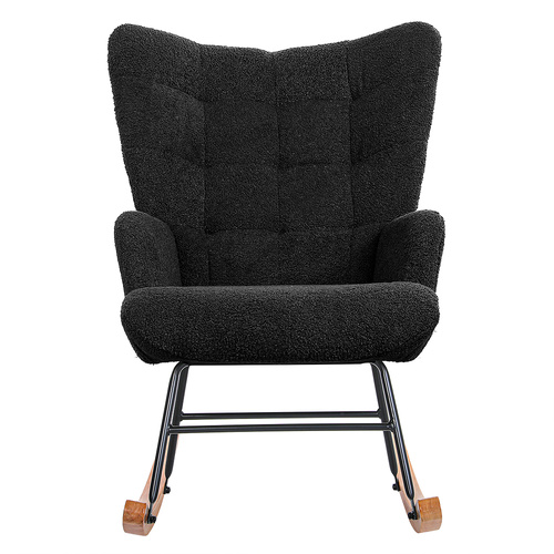 Levede Fleece Rocking Chair