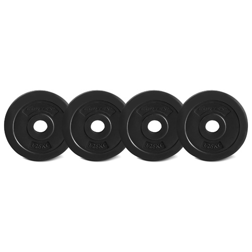 CORTEX 1.25kg EnduraShell Standard Weight Plates 25mm (Set of 4)