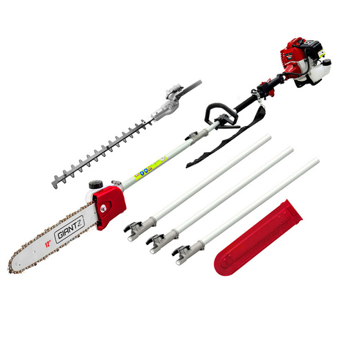 Pole Chainsaw 2 Stroke Petrol Tree Pruner Long Reach Saw 12 Inch Bar
