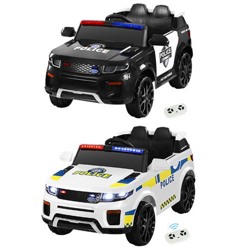 Kids Ride On Car Electric Patrol Police Toy Cars Remote Control 12V