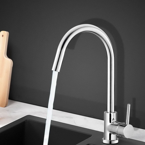 Kitchen Mixer Tap Mixer Round Sink Faucet Basin Laundry