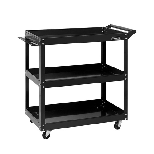 3-Tier Tool Cart Trolley Workshop Garage Storage Organizer