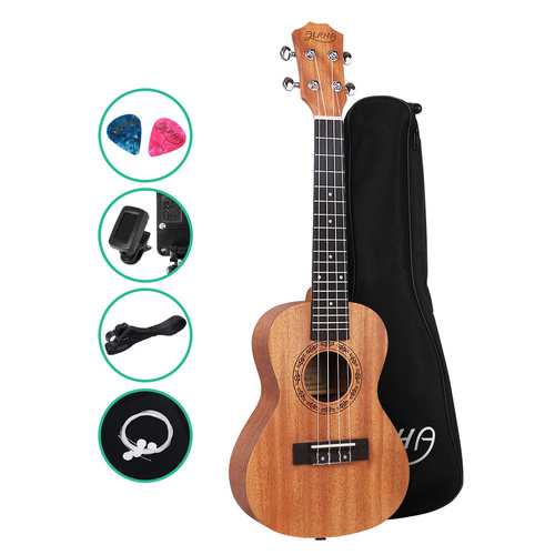 Concert Ukulele Mahogany Ukeleles Uke Hawaii Guitar Natural