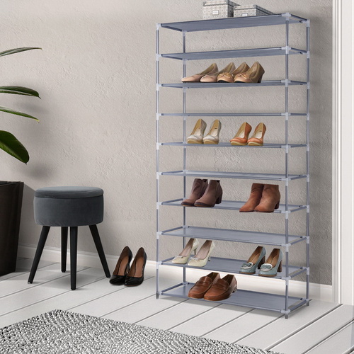Shoe Rack 10-Tier (50 Pair) Shoes Organiser DIY Stackable Organizer Storage Shelving Unit Stand Holder Portable Wardrobe