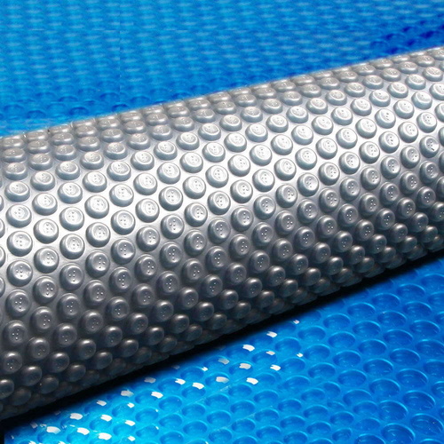 Solar Swimming Pool Cover 400 Micron Outdoor Bubble Blanket Blue