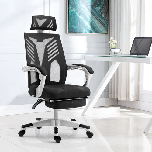 Gaming Office Chair Computer Desk Chair Home Work Recliner Black