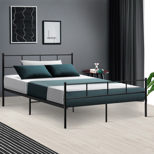 Manna Metal Bed Frame Platform Foundation Mattress Base SOL