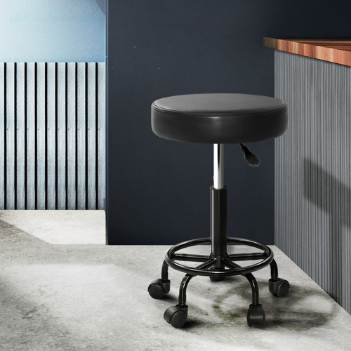 Round Salon Stool Stools Swivel Barber Hair Hydraulic Chairs Lift
