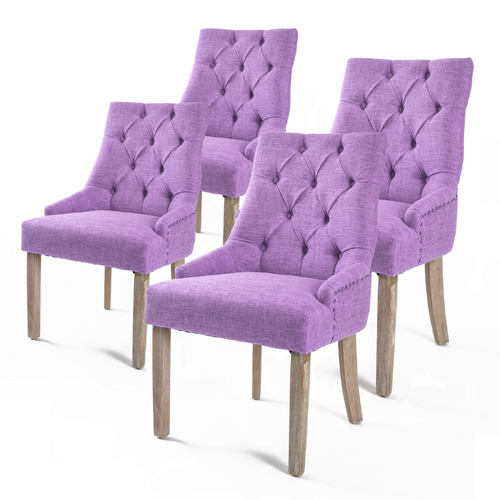 French Provincial Dining Chair Amour Oak Leg