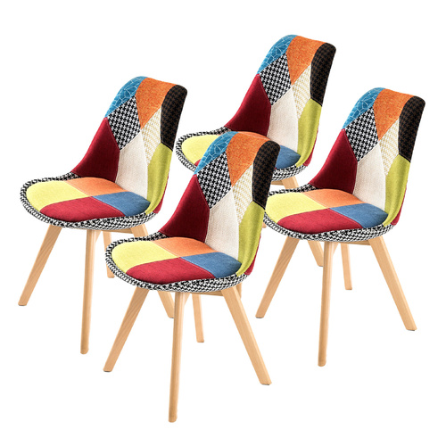 Retro Dining Cafe Chair Padded Seat Dining Chairs Range 2