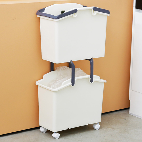 Nplastic 2 Set Stackable Multipurpose Laundry Basket