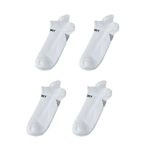 Rexy 4 Pack Seamless Sport Sneakers Socks Non-Slip Heel Tab