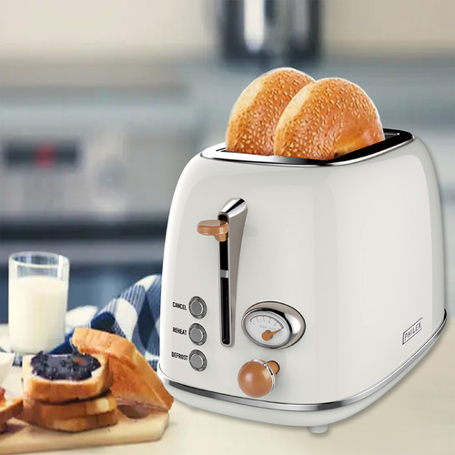 PHILEX 2-Slice Toaster Bread Reheat Retro