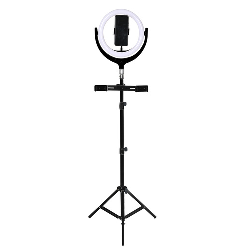 12'' LED Ring Light with Tripod Stand Phone Holder Dimmable Selfie Studio Lamp