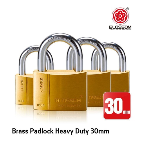 Padlock Brass Heavy Duty 30Mm Key Alike