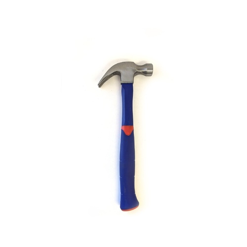 Curved Claw Hammer With Fiberglass Handle