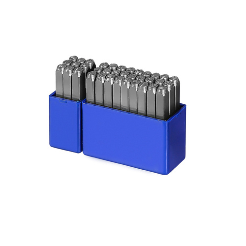 Letter NPunch Stamp HRC60 Hardened Ball Bearing Steel 36Pcs