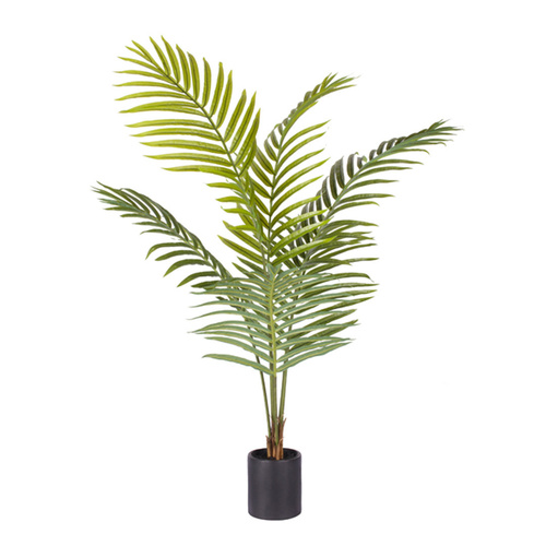 Green Artificial Indoor Rogue Areca Palm Tree Artificial Tropical Plant Home Office Decor