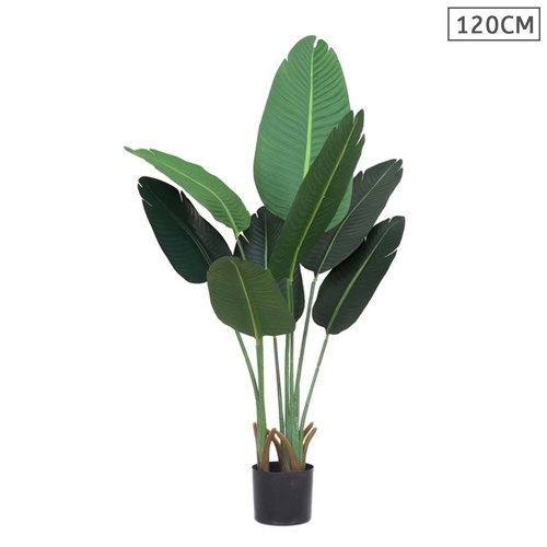 Artificial Green Indoor Traveler Banana Artificial Decoration Tree Flower Pot Plant