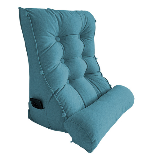 Triangular Wedge Lumbar Pillow Headboard Backrest Sofa Bed Cushion Home Decor