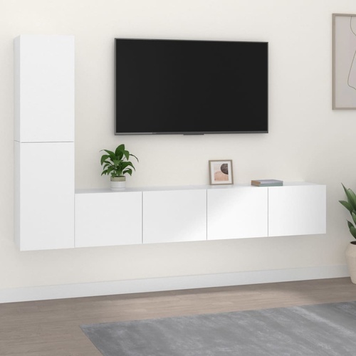 Moscow 4 Piece TV Cabinet Set Engineered Wood