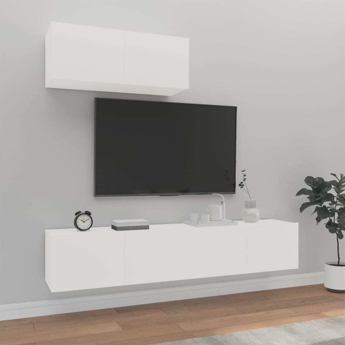 Jersey 3 Piece TV Cabinet Set Engineered Wood