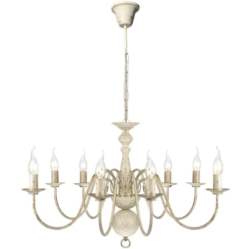Antique Metal Chandelier 8 E14 Bulbs