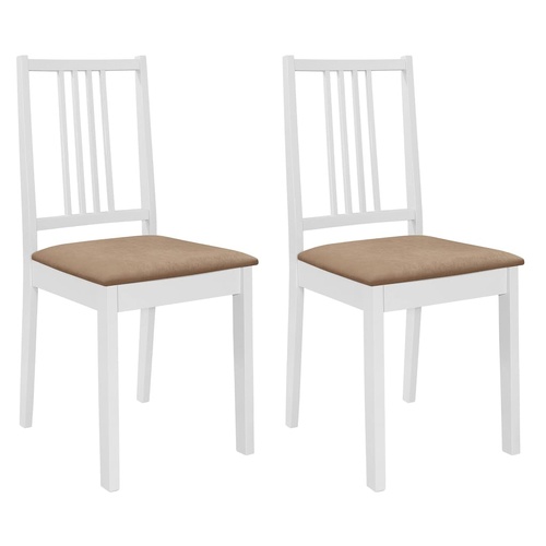 Dining Chairs with Cushions Solid Wood