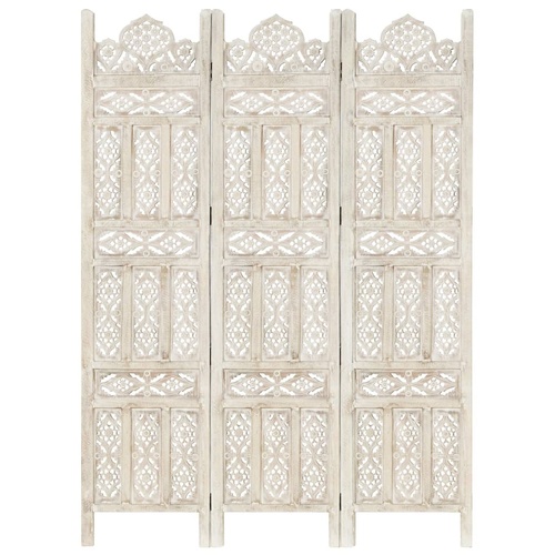 Puyallup Hand carved Room Divider Solid Mango Wood
