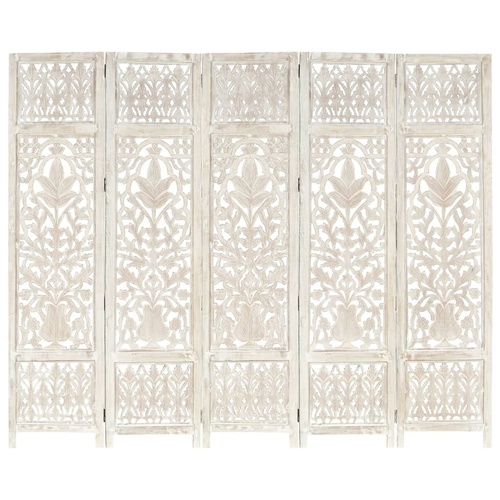 Whittier Hand carved Room Divider Solid Mango Wood