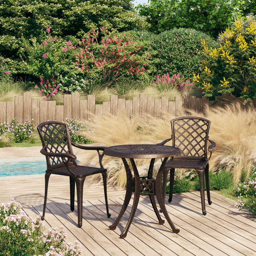 Bistro Set Cast Aluminium