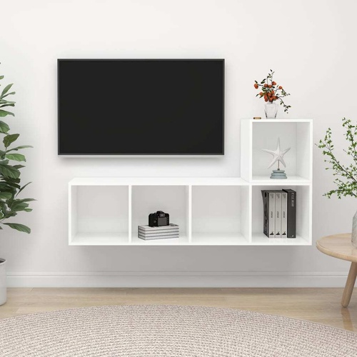 Orlando 2 Piece TV Cabinet Set Engineered Wood