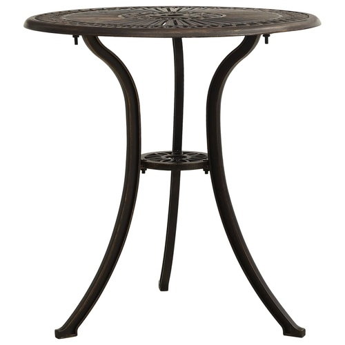 Garden Table 62x62x65 cm Cast Aluminium