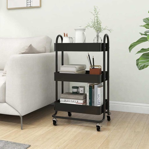 3-Tier Trolley 43 by 34 by 79 cm Steel