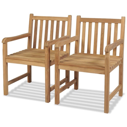 Outdoor Chairs Solid Teak Wood