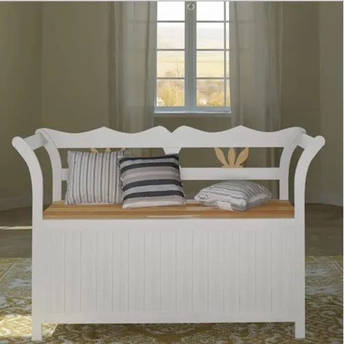 Storage Bench 126x42x75 cm Wood