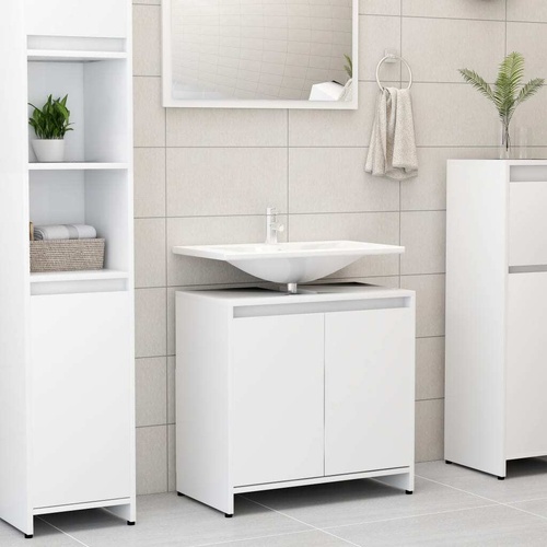 Bathroom Cabinet 60x33x61 cm Engineered Wood